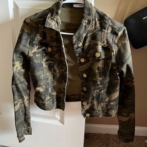 Cano distressed jean jacket